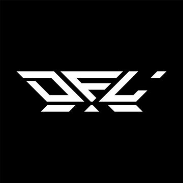 DFL letter logo vector design, DFL simple and modern logo. DFL luxurious alphabet design  