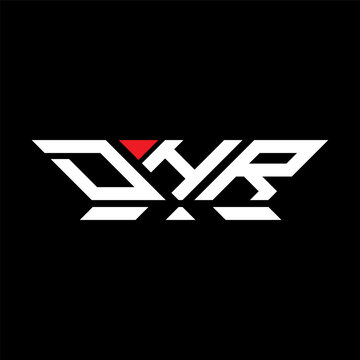 DHR letter logo vector design, DHR simple and modern logo. DHR luxurious alphabet design  