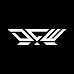 DCW letter logo vector design, DCW simple and modern logo. DCW luxurious alphabet design  