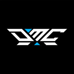 DMC letter logo vector design, DMC simple and modern logo. DMC luxurious alphabet design  