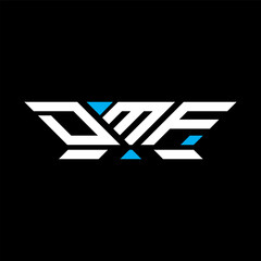 DMF letter logo vector design, DMF simple and modern logo. DMF luxurious alphabet design  