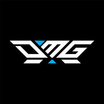 DMG letter logo vector design, DMG simple and modern logo. DMG luxurious alphabet design  