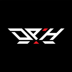 DPH letter logo vector design, DPH simple and modern logo. DPH luxurious alphabet design  