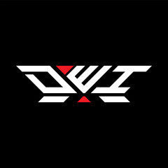 DWI letter logo vector design, DWI simple and modern logo. DWI luxurious alphabet design  