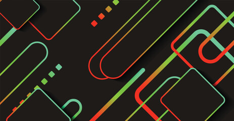 Abstract modern minimal geometric shape background with gradient