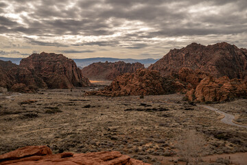 Snow Canyon State Park Lovely Overcast Winter Day St. George