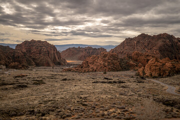 Snow Canyon State Park Lovely Overcast Winter Day St. George