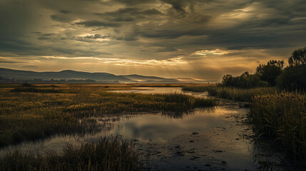 Obraz premium Evolving natural scenery