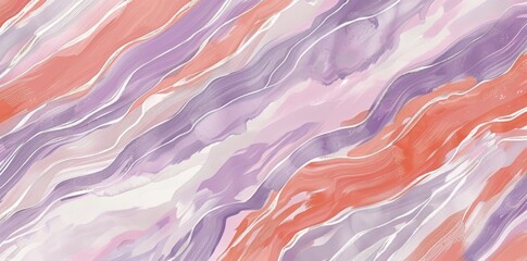Close Up of Pink, Purple, and Orange Marble Pattern