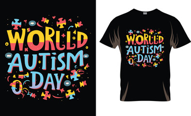 Autism Awareness day T-shirt design,vintage,retro, autism day ribbon t-shirt design,t-shirt design Template,World autism day t shirts design, autism puzzle,2