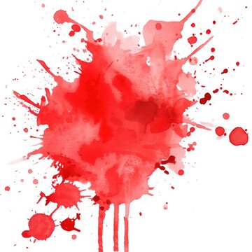 Red paint splatter vector | price 1 credit usd $1. Generative AI.