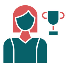 Athlete Female Icon Style