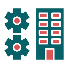 Obraz premium Main Establishment Icon Style