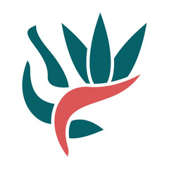Bird Of Paradise Icon Style