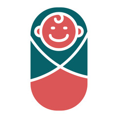 Newborn Baby Icon Style