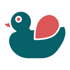 Rubber Duck Icon Style