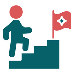 Go To Success Icon Style