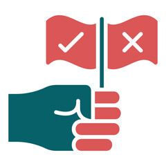 Counter Protest Icon Style