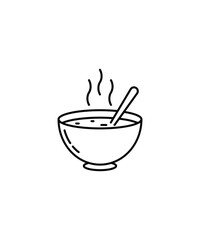 bowl shup icon, vector best line icon.