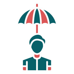 Life Insurance Icon Style