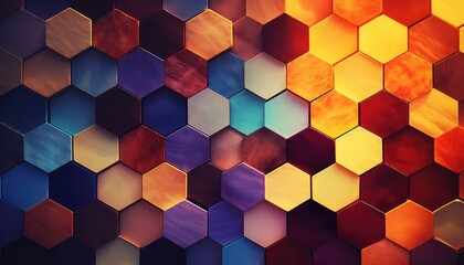 hexagon background and texture