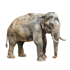 Naklejka premium elephant isolated on transparent background, png