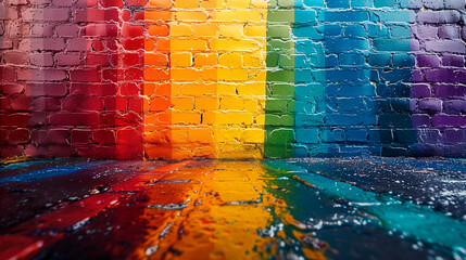 Gay pride background, LGBTQ, colorful raibow colors.