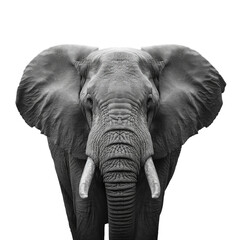 elephant isolated on transparent background, png