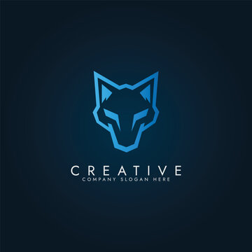 Creative Colorful Fox Logo Vector Illustration