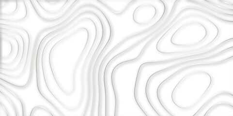 Abstract topographic contours 3d map background .topographic line texture background .monochrome image .stylized height of the topographic map contour in lines.	 - obrazy, fototapety, plakaty