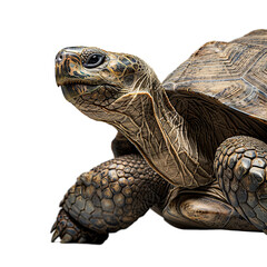 galapagos tortoise isolated on transparent background, png
