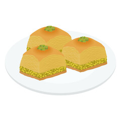 バクラヴァのイラスト