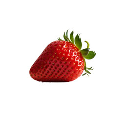 Strawberry image isolated on a transparent background PNG photo