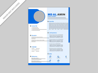 Resume Template, CV Template, Professional Resume Template