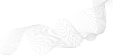 Abstract grey wavy lines Digital frequency track equalizer background. Curved wave smooth stripe seamless pattern. Wave lines created using blend tool. graphic design template banner business wave.