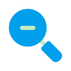 magnifying glass duo tone
