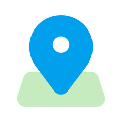 maps and location duo tone