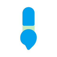 paint brush duo tone