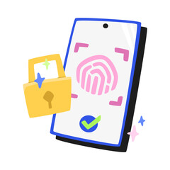 Security with fingerprint verification