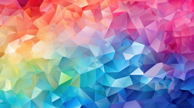 Abstract background with pixel broken design,illustration graphics, and rainbow colors