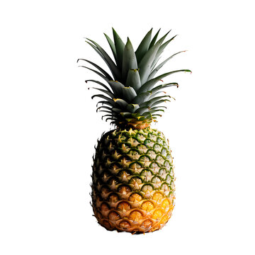 Pineapple image isolated on a transparent background PNG photo