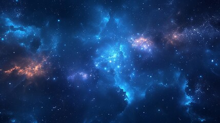 A view of night sky with stars. Space background.