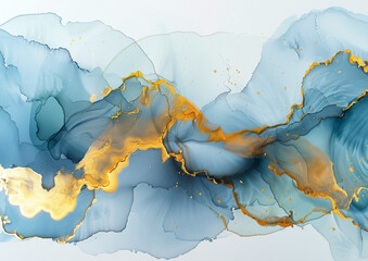 アルコールインクの抽象的なアート背景