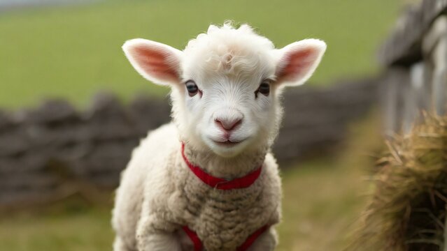 Lamb born in spring