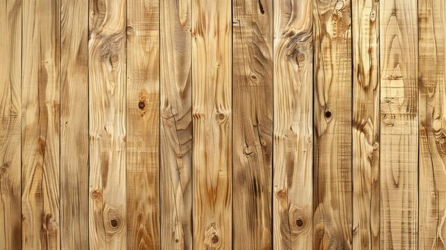 Tidy arrangement of wooden planks