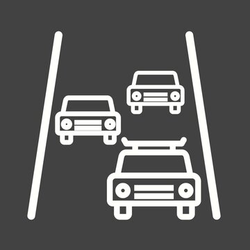 Travel Line Inverted Icons