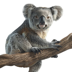 Obraz premium koala isolated on transparent background, png
