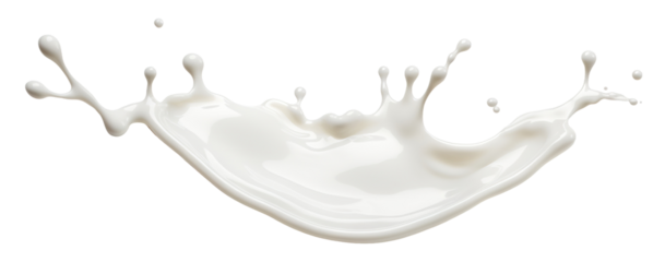 Splash of milk or cream, cut out