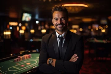 Foto op Canvas A manager in a casino. © Belish