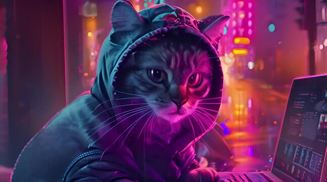 cat becomes a hacker